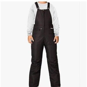 Arctix Youth Kids Size M Black Insulated Snow Ski Bib Overalls